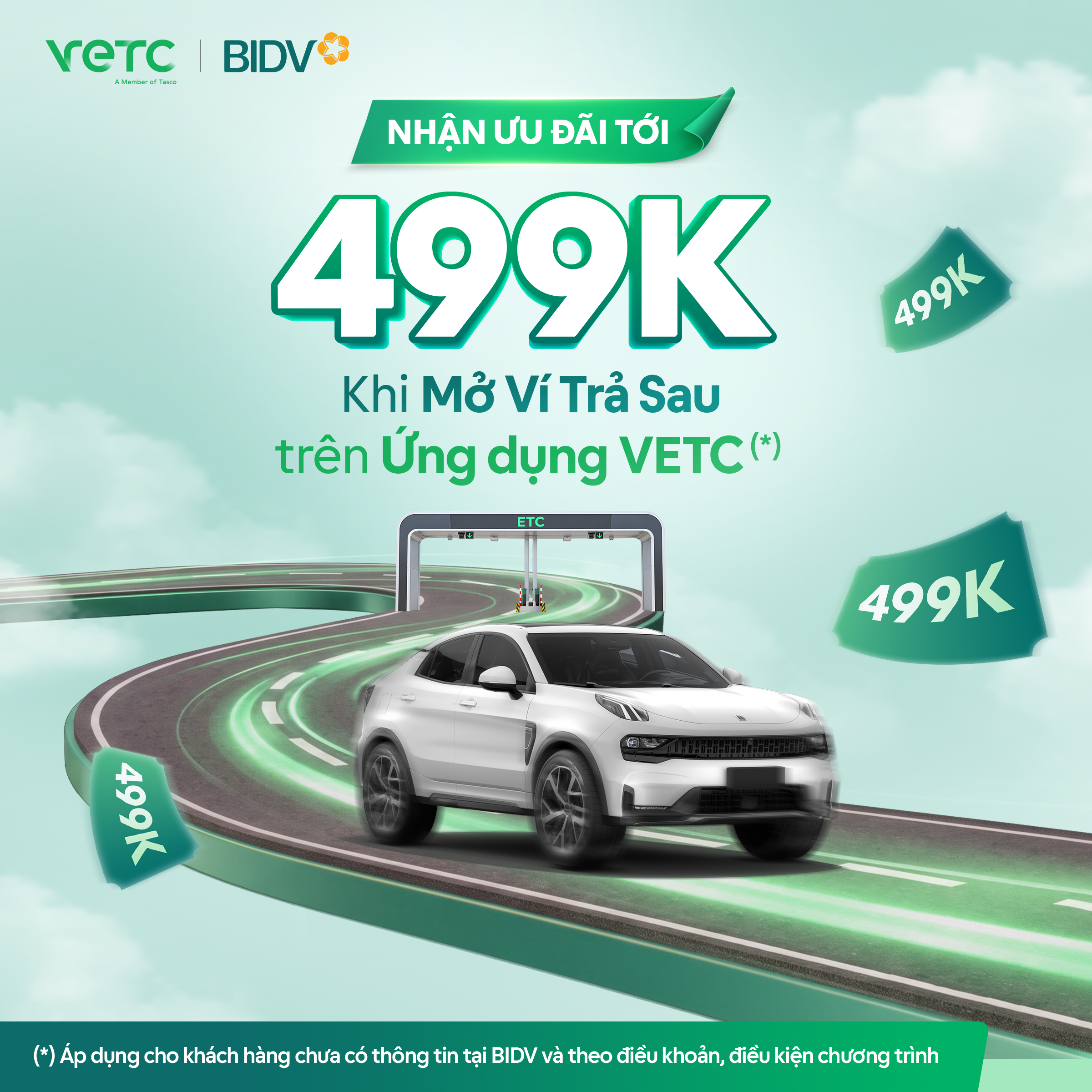 Ảnh bài viết Mở Ví Trả Sau trên App VETC - Rinh trọn bộ đặc quyền lên tới 499K